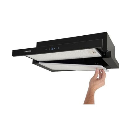 Depurador De Ar Suggar Slim De Embutir 80cm Preto 110v De81thpt