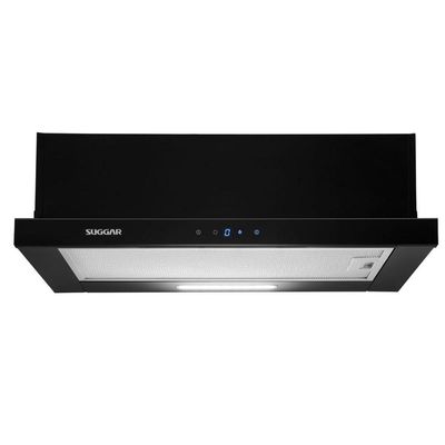 Depurador De Ar Suggar Slim De Embutir 60 Cm Preto 110v De61thpt