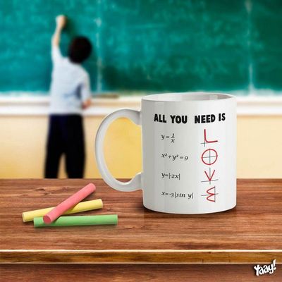 Caneca All You Need Is Love - Math Style