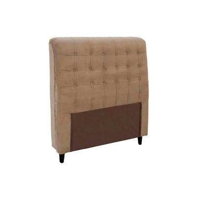 Cabeceira Cama Box Estofada Solteiro Solteiro Dama Plus Bege Simbal
