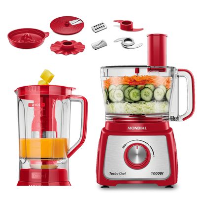 Multiprocessador Turbo Chef 9 em 1 Mondial MPN-01-RF 127V
