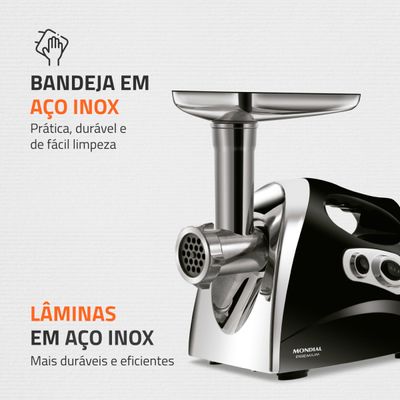Moedor de Carne Elétrico Mondial Premium MC-03 220V