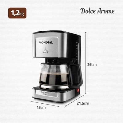 Cafeteira Elétrica Mondial C-43-20X-SI 127V