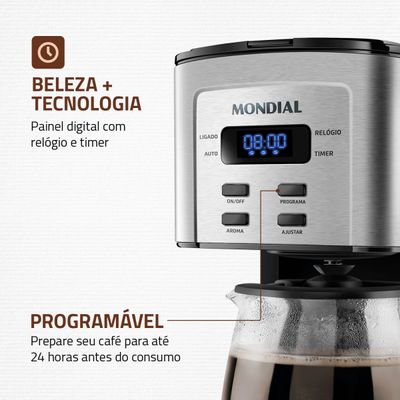 Cafeteira Elétrica Mondial C-44-32X-SDI 127V