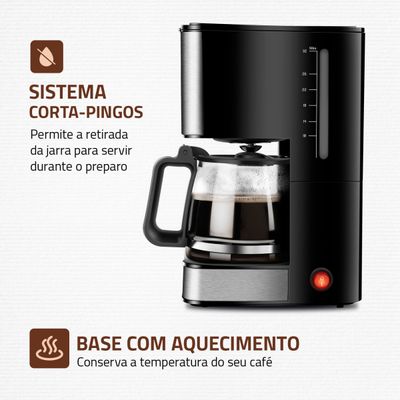Cafeteira Elétrica Mondial C-44-32X-SI 127V