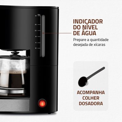 Cafeteira Elétrica Mondial C-44-32X-SI 127V