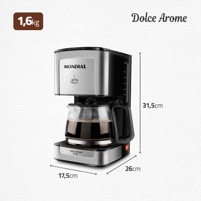 Cafeteira Elétrica Mondial C-44-32X-SI 127V