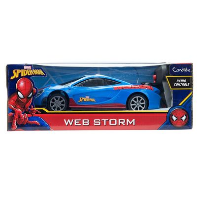 Veiculo Web Storm 3 Func - Spider Man - Aerofólio