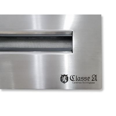 Lareira Ecológica a Álcool Classe A Aço Inox Queimador 60cm