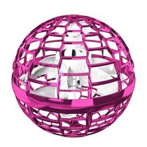 Bola Spinner Voadora Led Divertido Colorido Rgb Rosa