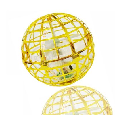 Bola Spinner Voadora Led Divertido Colorido Amarelo