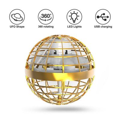 Bola Spinner Voadora Led Divertido Colorido Amarelo