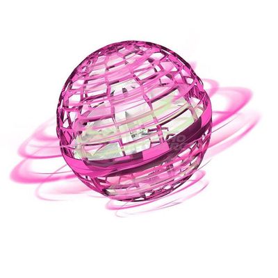 Bola Spinner Voadora Led Divertido Colorido Rgb - Rosa