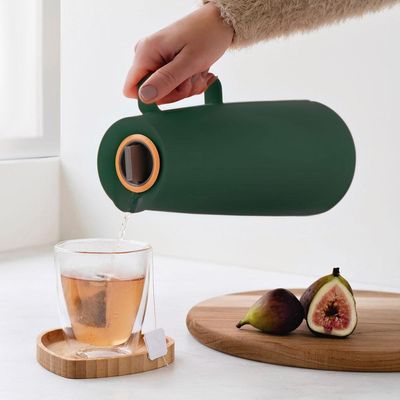 Bule Garrafa Térmica Exata Em Plástico Com Ampola De Vidro 1 L Verde - Tramontina 61636107