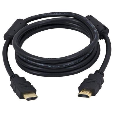Cabo Hdmi V.2.0 4k 3d Ultra Hd 6mm Preto 1.8 Mts