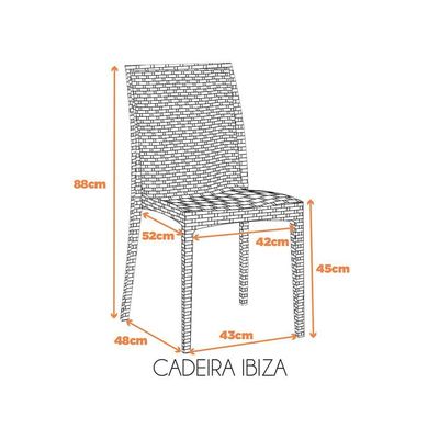 Cadeira Ibiza - Fendi