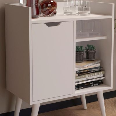 Aparador Balcao Bar Cantinho Do Cafe Multiuso Ap2310 Branco Tecno Mobili Branco