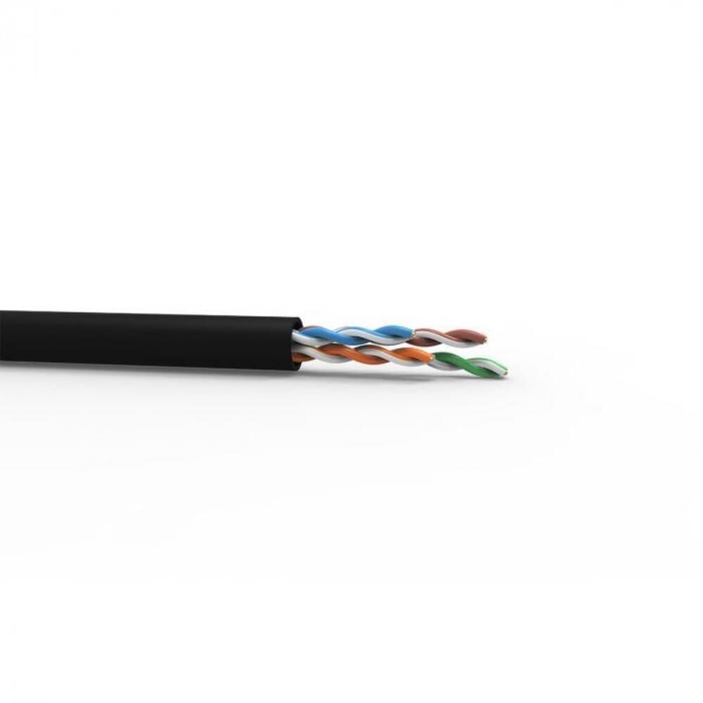 Cabo Lan U-utp Cat.5e 24 Awg 4 Pares Cmx Caixa C- 100 Metros Preto 100% Cobre 23200185