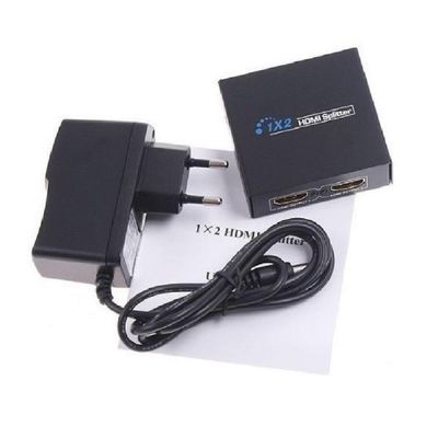 Divisor 2x1 Hdmi Splitter 1 Entrada 2 Saídas Full Hd 4k 3d
