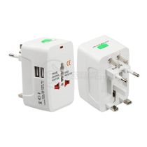 Adaptador Tomada Universal Padrão 150 Países Uk Europa Eua Asia Viagem Bivolt 110/220 Bivolt Aio
