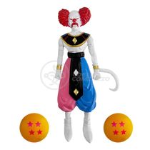 Action Figure Belmod Articulado Dragon Ball Super: Boneco Deus Da Destruição + 2 Esferas Do Dragão