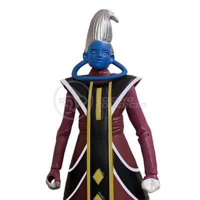 Action Figure Whis - Dragon Ball Super Boneco Com 1 Esfera Do Dragão E 1 Bastão Mágico