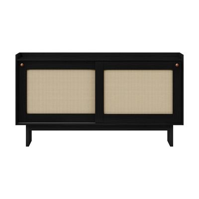 Aparador Buffet 2 Portas De Correr átria 1295 Carraro Preto