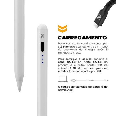 Caneta Touch Capacitiva Pro Palm Rejection - Gshield