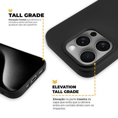 Capa Para Iphone 15 Pro - Silicon Cloud - Gshield