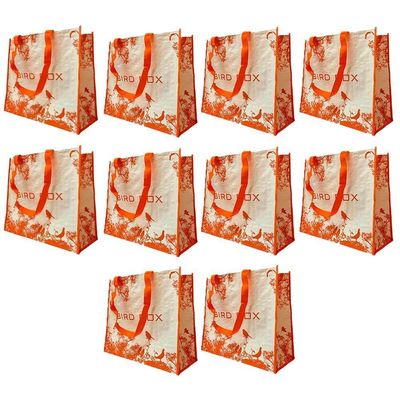 Bolsa Sacola De Ombro Ecobag Kit 10 Uni Reutilizavel Compras Mercado Dobravel Retornavel