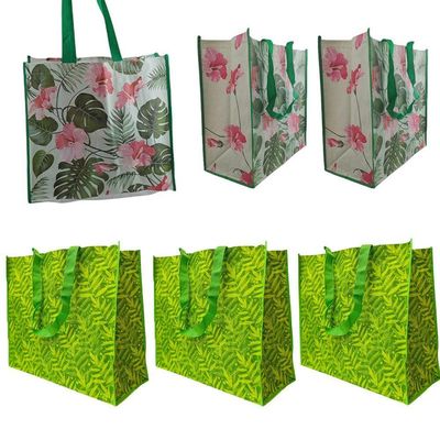 Bolsa Eocbag Dobravel Reutilizavel Kit 6 Uni Sacola De Ombro Retornavel Mercado Compras
