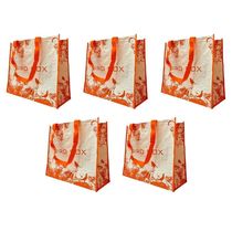 Bolsa Ecobag Kit 5 Uni Sacola De Ombro Ecologica Compras Mercado Reutilizavel Dobravel