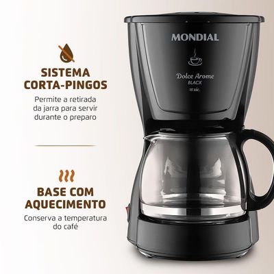 Cafeteira Elétrica Dolce Arome C-30-18x-fb 127v/60hz