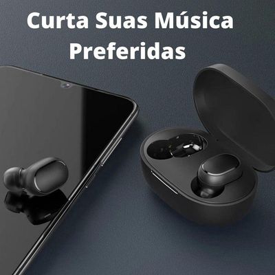 Fone Ouvido Sem Fios Preto Bluetooth Para Samsung Galaxy M53