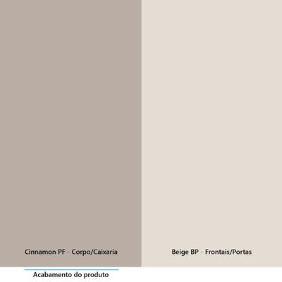 Cozinha 5 Peças Espaço Micro E Tampo Stylo Luciane Móveis Cinammon/beige