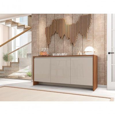 Bancada Marshall Cedro Off White 3 Portas
