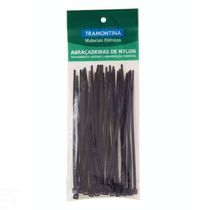 Abraçadeira De Nylon 151x3,7x1,5 Mm Tramontina Preta Tramontina