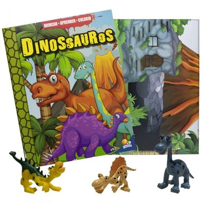 Brincar Aprender Colorir Ii Dinossauros - Todolivro