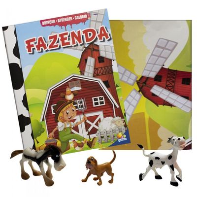 Brincar Aprender Colorir Ii Fazenda - Todolivro