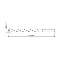 Broca Para Concreto Extra Longa 10x330 Mm Tramontina Master