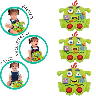 Brinquedo Educativo Interativo Para Bebês Baby Monster Humor