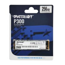 Ssd 256gb Patriot P300, M.2 2280 Pcie 3x4 Nvme 1.3, Leitura 1700mb/s, Grav. 1100mb/s - P300p256gm28