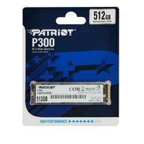 Ssd 512gb Patriot P300, M.2 2280 Pcie 3x4 Nvme 1.3, Leitura 1700mb/s, Grav. 1200mb/s - P300p512gm28