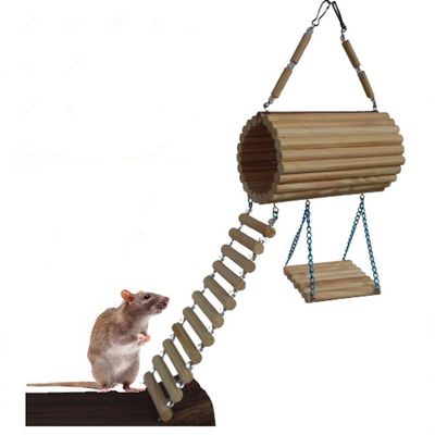 Brinquedo Aves Roedores Playground Toca Casinha Ponte Escada