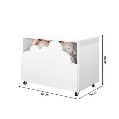 Baú De Brinquedos Alegria - Branca - Branco