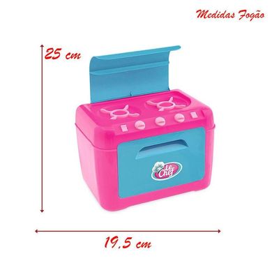 Brinquedo Kit Mini Fogão Coleção Le Chef