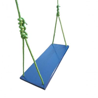 Balanço Gangorra Infantil Madeira 50x20 Azul Até 100kg
