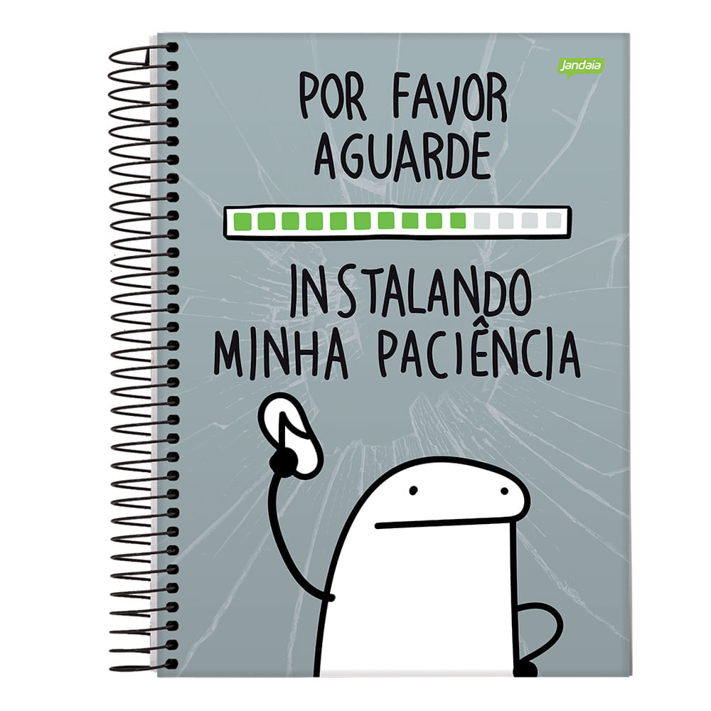 Caderno Universitário 10 matérias 160fls Por favor aguarde instalando Jandaia