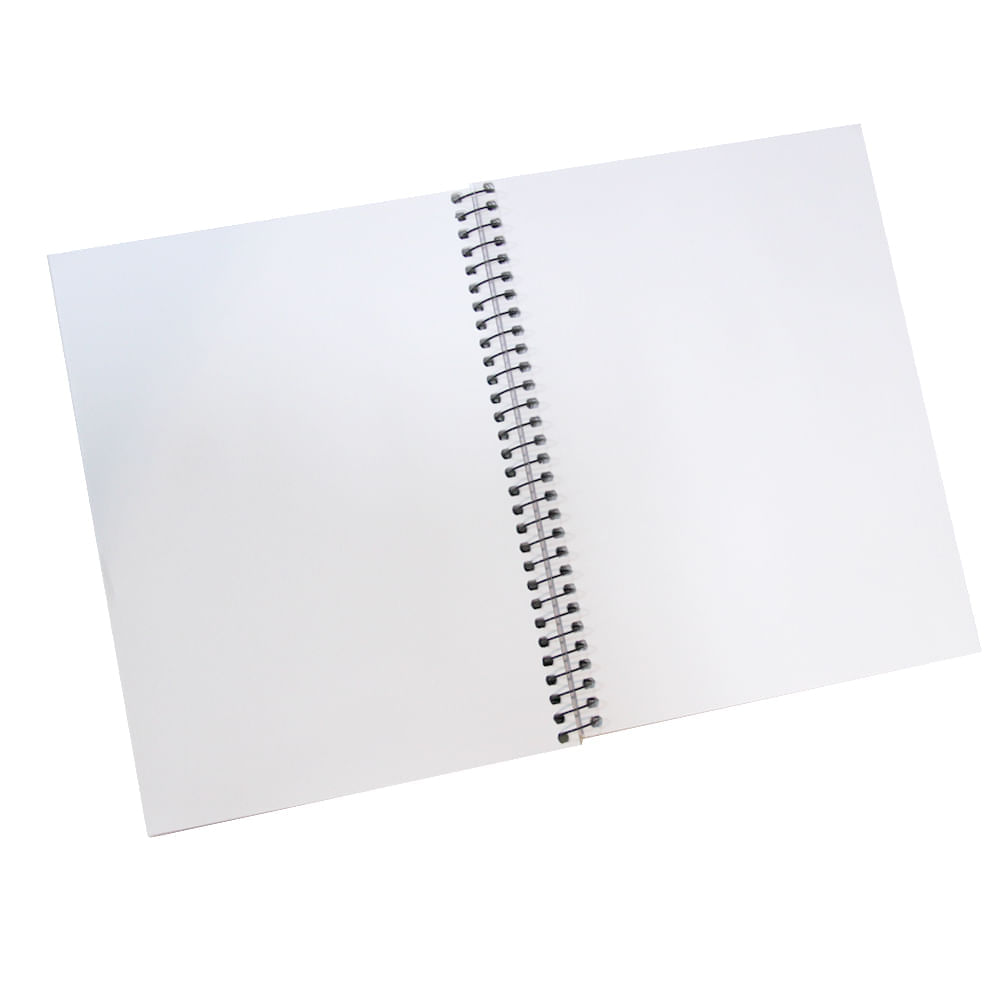 Caderno Criativo CD Sketchbook S/P Branco 80 Folhas - Jandaia Arts
