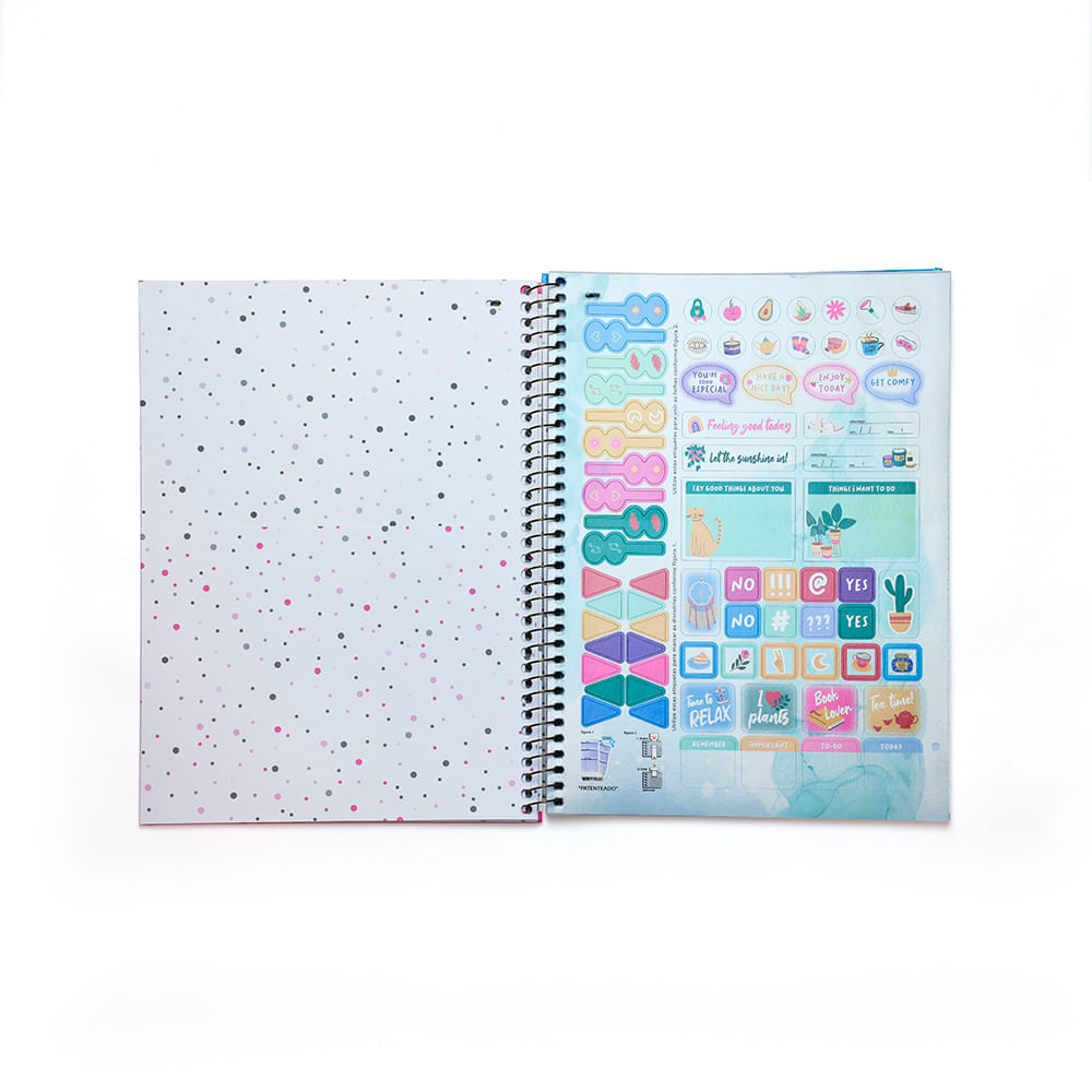 Caderno Espiral Jandaia 1 Mat 80Fls De Boas Pequenas Coisas